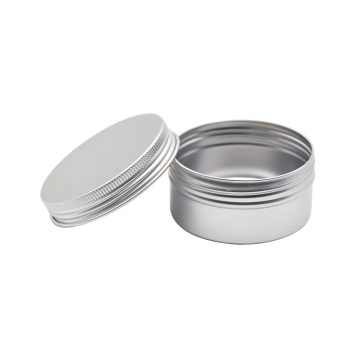 Empty round 5g 10g15g 20g 30g 50g 60g 80g 100g 150g 50ml 60ml 100ml 150ml 200ml cosmetic cream aluminum jar with screw clamp lid